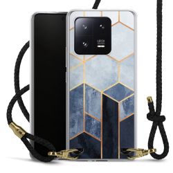 Carry Case Transparent Leather black/gold