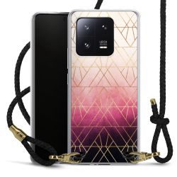 Carry Case Transparent Leather black/gold