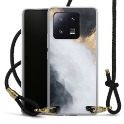 Carry Case Transparent Leather black/gold