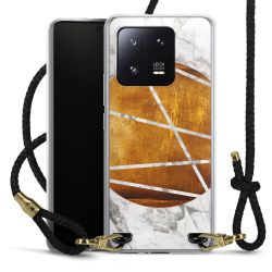 Carry Case Transparent Leather black/gold