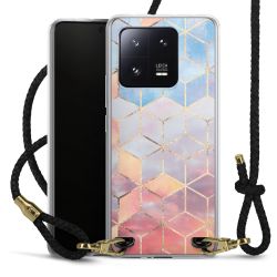 Carry Case Transparent Leather black/gold