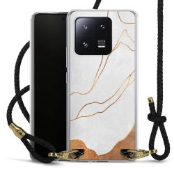 Carry Case Transparent Leather black/gold