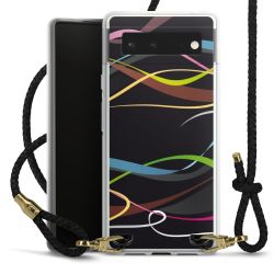 Carry Case Transparent Leather black/gold