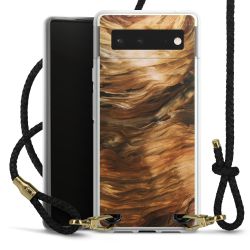 Carry Case Transparent Leather black/gold