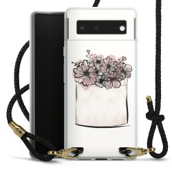 Carry Case Transparent Leather black/gold