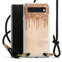 Carry Case Transparent Leather black/gold