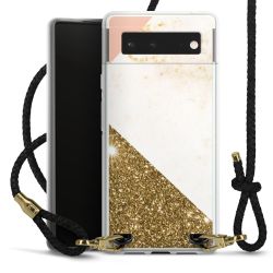 Carry Case Transparent Leather black/gold