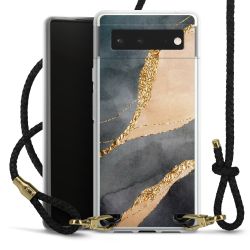 Carry Case Transparent Leather black/gold