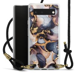 Carry Case Transparent Leather black/gold