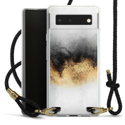 Carry Case Transparent Leather black/gold