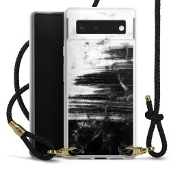 Carry Case Transparent Leather black/gold