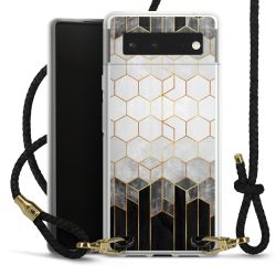 Carry Case Transparent Leather black/gold