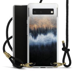 Carry Case Transparent Leather black/gold