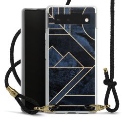 Carry Case Transparent Leather black/gold