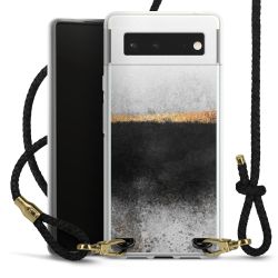 Carry Case Transparent Leather black/gold