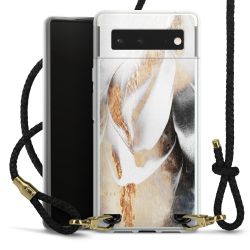 Carry Case Transparent Leather black/gold