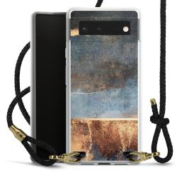 Carry Case Transparent Leather black/gold