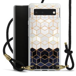 Carry Case Transparent Leather black/gold