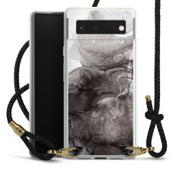 Carry Case Transparent Leather black/gold