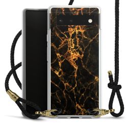 Carry Case Transparent Leather black/gold