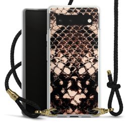 Carry Case Transparent Leather black/gold