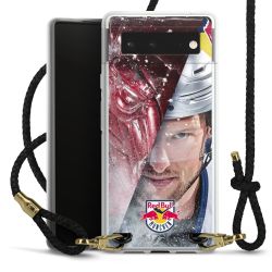 Carry Case Transparent Leder schwarz/gold