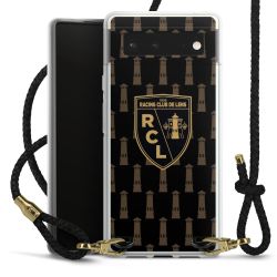 New Carry Case Transparent Leder schwarz/gold