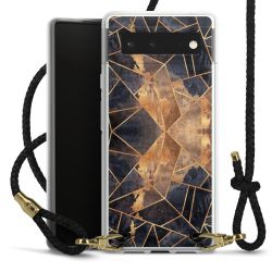 Carry Case Transparent Leather black/gold