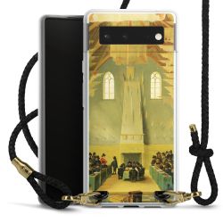 Carry Case Transparent Leder schwarz/gold