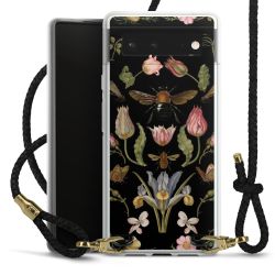 New Carry Case Transparent Leder schwarz/gold