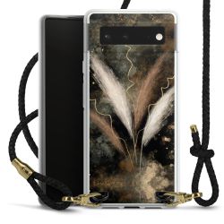 Carry Case Transparent Leather black/gold