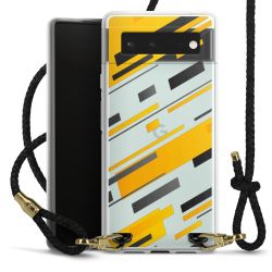 Carry Case Transparent Leather black/gold