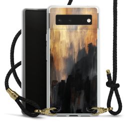 Carry Case Transparent Leather black/gold