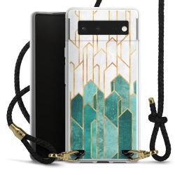 Carry Case Transparent Leather black/gold