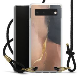 Carry Case Transparent Leather black/gold