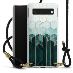 Carry Case Transparent Leather black/gold