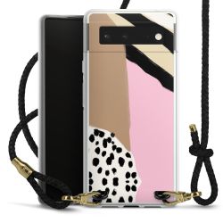 Carry Case Transparent Leather black/gold