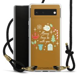 Carry Case Transparent Leather black/gold