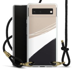 Carry Case Transparent Leather black/gold