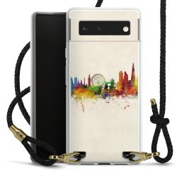 Carry Case Transparent Leather black/gold