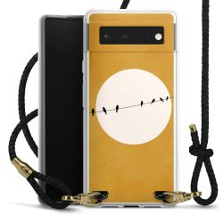 Carry Case Transparent Leather black/gold