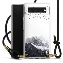 Carry Case Transparent Leather black/gold