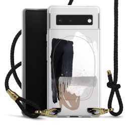 Carry Case Transparent Leather black/gold