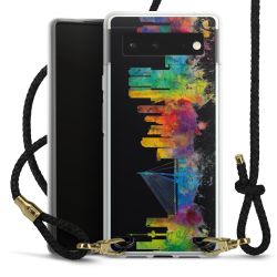 Carry Case Transparent Leather black/gold