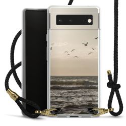 Carry Case Transparent Leather black/gold