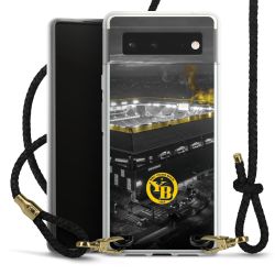 Carry Case Transparent Leather black/gold