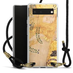 Carry Case Transparent Leder schwarz/gold