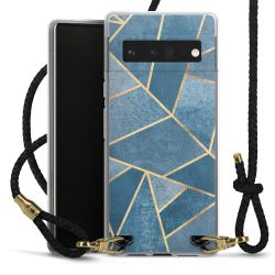 Carry Case Transparent Leather black/gold