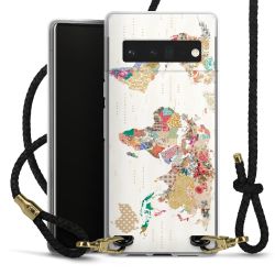 Carry Case Transparent Leather black/gold