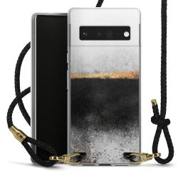 Carry Case Transparent Leather black/gold